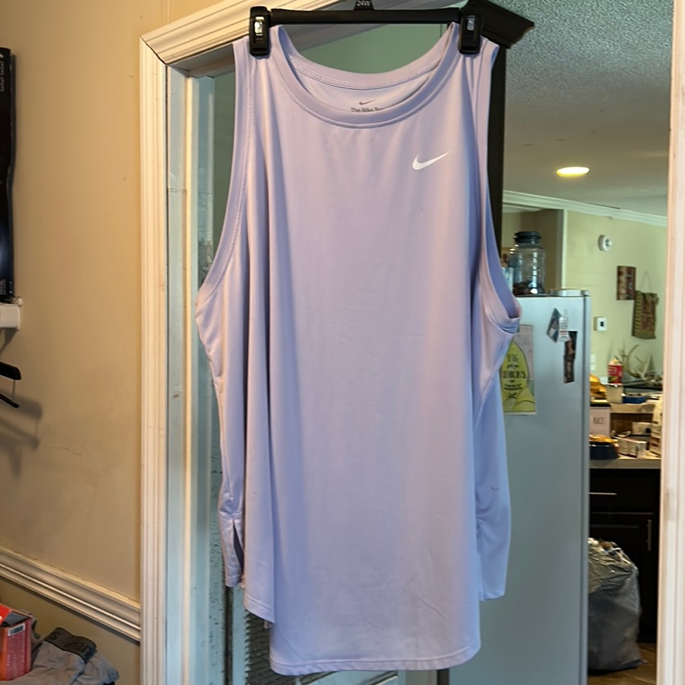 Lavender Nike tank top